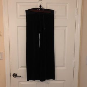 EUC Juicy Couture Black velour sweat pants